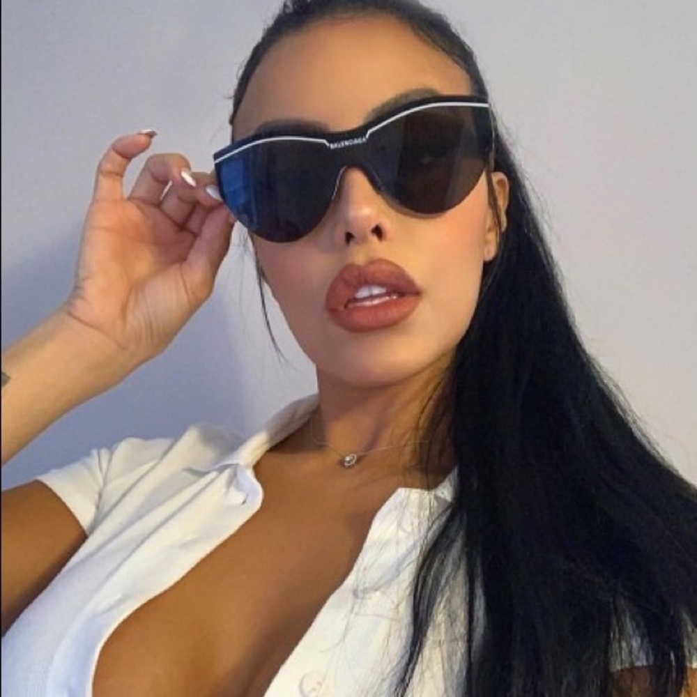💯 New - Balenciaga Unisex BB0004SA 99mm Sunglasses